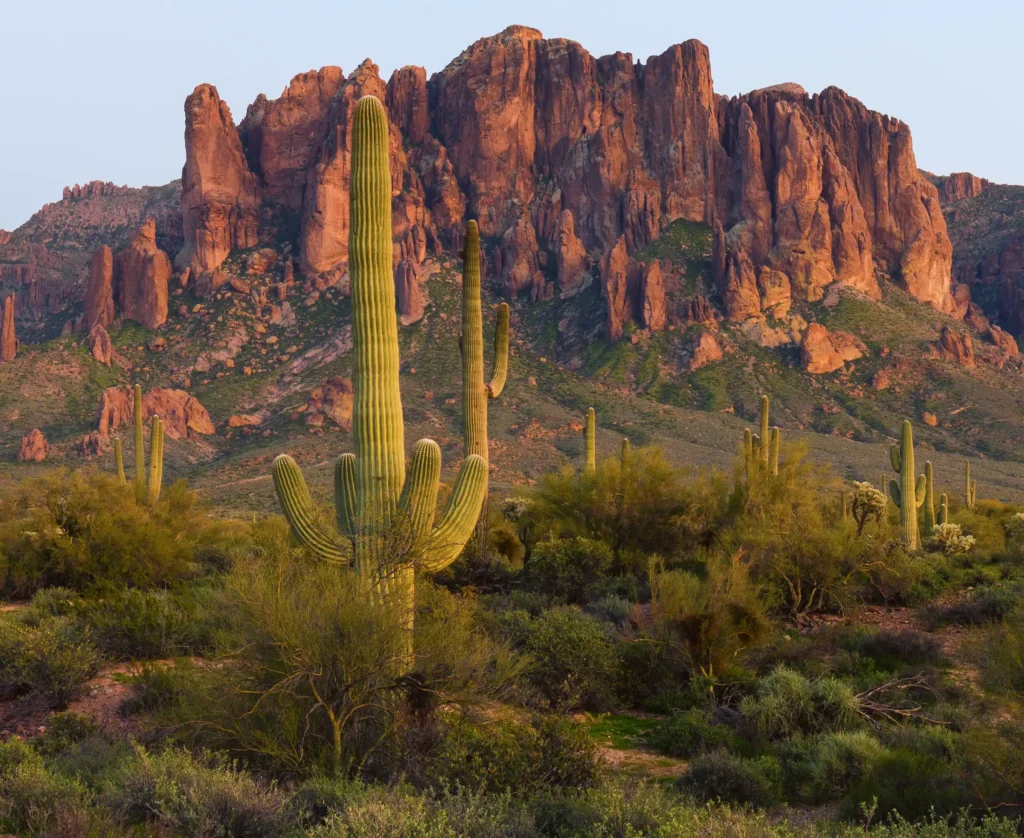 Superstition Mountain at Sunset